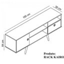 Ver imagem 3 de Rack para TV até 60 Polegadas Kairo Móveis Germai