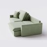 Sofá Cama Bélgica Retrátil e Reclínável 2,10m em Linho Columbia Premium Verde Militar - Home Mobily - 6