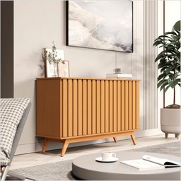 Buffet Aparador 3 Portas Ripado Mdf 1.36 Juçara Ofertamo - 2