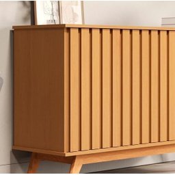 Buffet Aparador 3 Portas Ripado Mdf 1.36 Juçara Ofertamo - 3