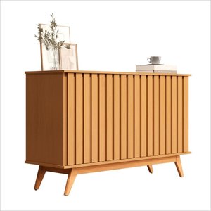 Buffet Aparador 3 Portas Ripado Mdf 1.36 Juçara Ofertamo