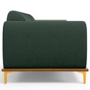 Ver imagem 6 de Sofá 03 Lugares Para Sala de Estar Kiev 230 cm D02 Linho Verde Musgo C-117 - Lyam Decor