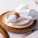 Ver imagem 2 de Anel de Guardanapo Copa e Cia 4 Peças Rattan e Bambu Natural