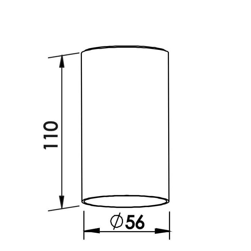 Spot de Sobrepor Newline Lisse MR16 GU10 Bivolt - Branco - 2