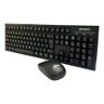 Kit Teclado e Mouse sem Fio Bk-s1000k 4366 Preto - Exbom - 2