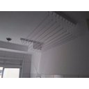 Ver imagem 4 de Varal Teto Individual 10 Varetas Branco Apartamento - 120cm