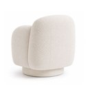 Ver imagem 7 de Poltrona Decorativa Oliva Base Giratória Bouclé Off White - Sallar Home
