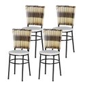 Ver imagem 1 de 4 Cadeiras para Mesa Preta Hawai Cappuccino Premium:branco