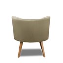 Ver imagem 6 de Poltrona Para Sala Decorativa Isa Suede Bege Adonai Estofados