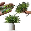 Ver imagem 4 de Kit 15 Buquês de Ruscus Verde Artificial 35cm | Ideal para Decoração de Salas e Escritórios