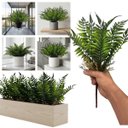 Ver imagem 5 de Kit 15 Buquês de Ruscus Verde Artificial 35cm | Ideal para Decoração de Salas e Escritórios