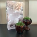 Ver imagem 3 de Livro decorativo e conjunto vaso de vidro trabalhado