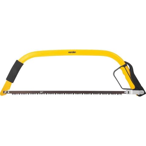 Serrote de Arco 24 610mm para Cortes em Madeiras com Cabo ABS e Empunhadura em Borracha Vonder