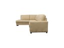Ver imagem 3 de Sofá de Couro Canto Marrocos 3 Lugares com Chaise Esquerda Manteiga Pigmentado - Mempra Design