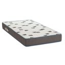 Ver imagem 1 de Cama Box Baú Cinza e Colchão Light Espuma D33 Solteiro Ortobom