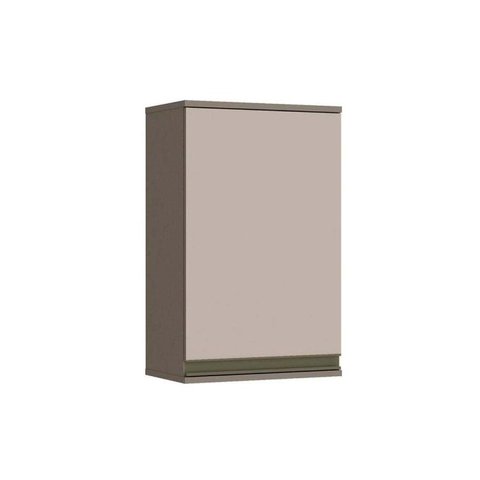 Armário Aéreo Cozinha Modulado Connect 1 Porta Duna/Cristal - Henn