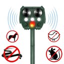 Ver imagem 7 de Repelente Solar Ultrassonico Espanta Pragas Afasta Aves Ratos Pombos Gambas Frequencia Ajustavel