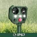 Ver imagem 4 de Repelente Solar Ultrassonico Espanta Pragas Afasta Aves Ratos Pombos Gambas Frequencia Ajustavel