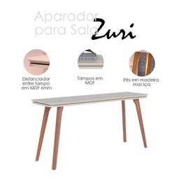 Aparador para Sala Ambiente Zuri Off White - Imcal - 5