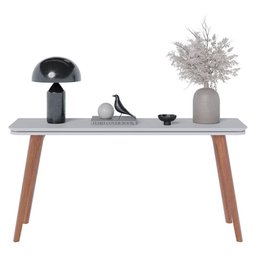 Aparador para Sala Ambiente Zuri Off White - Imcal - 3