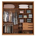 Ver imagem 4 de Guarda Roupa Casal Belga 2 Portas Madeira - Élpis Móveis - Amêndola Touch/grafito