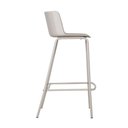 Ver imagem 4 de Kit 2 Banquetas Ipanema Média Fratini 86,50 Cm (altura) em Polipropileno Base em Aço Nude