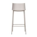 Ver imagem 3 de Kit 2 Banquetas Ipanema Média Fratini 86,50 Cm (altura) em Polipropileno Base em Aço Nude