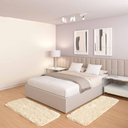 Ver imagem 1 de Jogo Tapete Passadeira Quarto 2 Uni Pérola 50 X 140 Cm