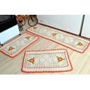 Ver imagem 1 de Jogo de Passadeira em Crochê Sofie - Laranja Arte & Tear Jogo de Passadeira Crochê