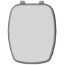 Assento Tampa para Vaso Sanitário Plus Compatível Prímula Cinza Claro Durín - 1