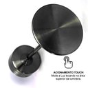 Ver imagem 2 de Luminária de Mesa Touch Candeeiro Led sem Fio Recarregável Grande Preta