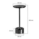 Ver mais imagens de Luminária de Mesa Touch Candeeiro Led sem Fio Recarregável Grande Preta