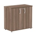 Ver imagem 1 de Armário Baixo P25 Pandin 80 Cm (largura) em Mdp Cor Walnut com 2 Portas e Prateleira