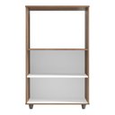 Ver imagem 3 de Armário Multiuso Cozinha para Forno Micro-ondas Thaís 02 Portas Savana Preto - Desk Design