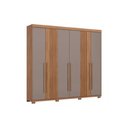 Ver imagem 1 de Guarda Roupa Casal 6 Portas 4GAVS Norton Nature/Avela Henn