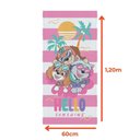 Ver imagem 5 de Toalha de Banho Infantil Patrulha Canina Skye e Everest Lepper Felpuda Algodão Menina 60x120