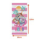 Ver imagem 5 de Toalha de Banho Infantil Patrulha Canina Menina Felpuda Algodão Praia Piscina Lepper