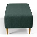 Ver imagem 7 de Puff Decorativo Sala de Estar Cléo W01 Pés Palito 90 cm - Lyam Decor Cléo Pés Palito Linho Verde Mus