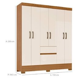 Roupeiro Henn Briz Bs01 6 Pts 2gv - Bs01-127 - PC / 2 [F004] - 2