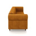 Ver imagem 7 de Sofá Living Sala de Estar Stanford Chesterfield 2 Lugares 180cm Pés de Madeira Couro Mel G58 - Gran
