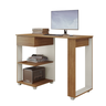 Escrivaninha Mesa Computador Sorata Home Office com Prateleiras - Cedro/areia - 2