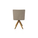 Ver imagem 6 de Cadeira Sala de Jantar Nice 1c001ca Premium Madeira Maciça Kit 6 Un Carvalho/linho Bege Argila -
