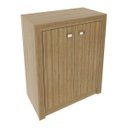Ver imagem 6 de Balcão Escritório com 2 Portas Multimóveis Vcr25013 Amendoa