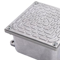 Caixa De Passagem Tampa Reversível Alumínio Wetzel - 3