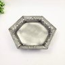 Bandeja Prata Decorativa Hexagonal 30cm Decoração P - 7
