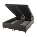 Ver imagem 1 de Base de Cama Box Queen Sonata com Baú Capuccino - Vian
