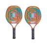 KIT 2 RAQUETES PRAIA WBT ITALIAN FIBRA CARBONO BEACH TENNIS - 1