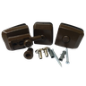 Kit 02 para Montagem Janela Pivotante V/a Marrom - 1