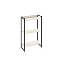 Ver imagem 4 de Kit Escritório Estante Areta 3 Prateleiras com Mesa Industrial Aspen 150cm C01 Snow - Lyam Decor