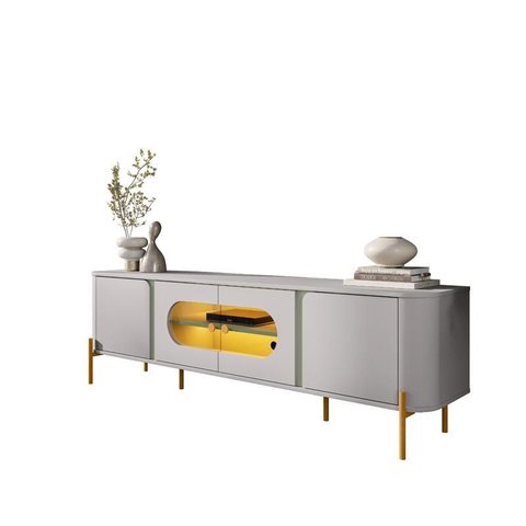 Rack Juquehy para Tv de 75" Off-white/pistache - Bechara